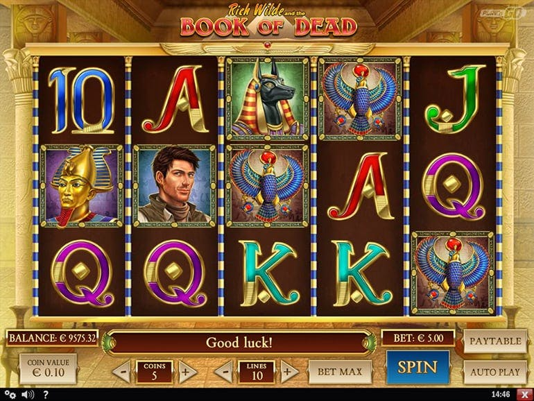 Book of Dead at Winx96